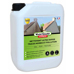 WashGuard Express - Nettoyant extérieur désincrustant version ultra rapide - 5 L - jusqu'à 30 m²